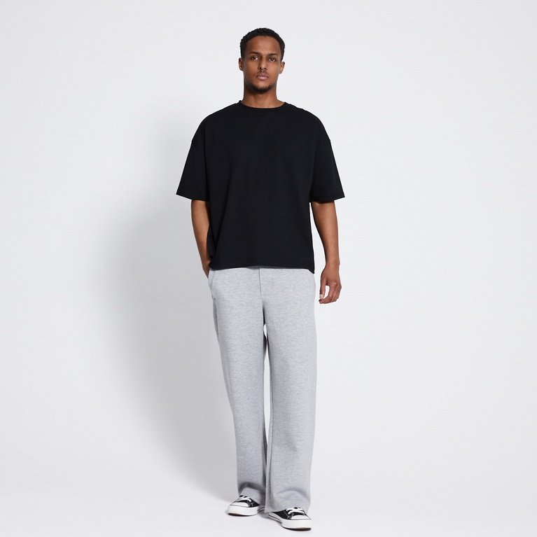 Baggy scuba pants "Coast" Grey Melange